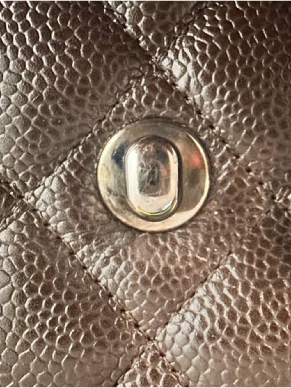 CHANEL Kelly caviar with SHW - Picture 9 of 10